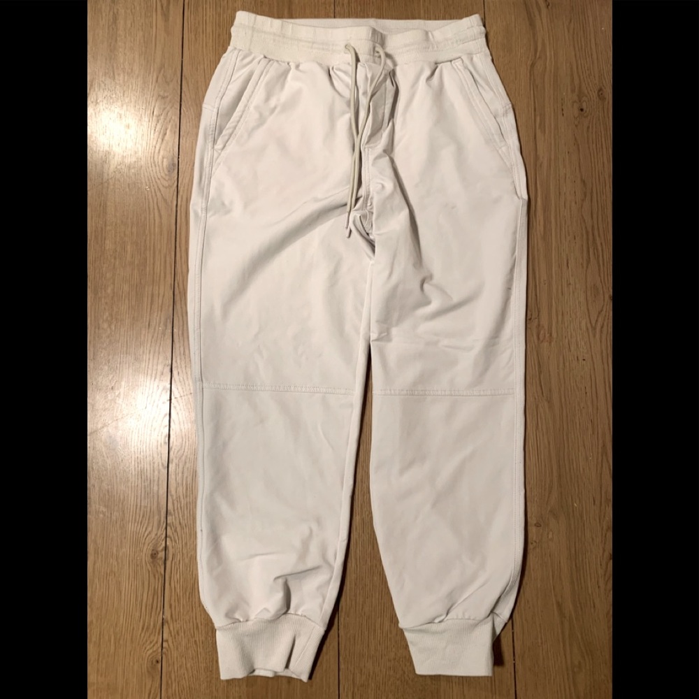 Cream jogger pants